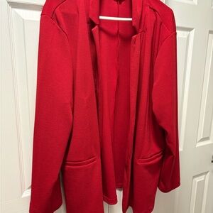 Maurices Vibrant Red Cardigan